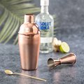 Medidor de Bebidas Acero Inox Cobre