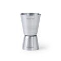 Medidor de bebidas de acero inox. Plata Talla Única Adulto