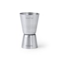 Medidor de bebidas de acero inox.