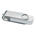 Memoria USB 16GB Clip Giratorio Blanco