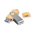 Memoria USB bambú