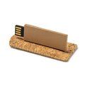 Memoria USB de cartón y funda de corcho