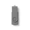 Memoria USB con clip giratorio 16GB Plata 16 Gb
