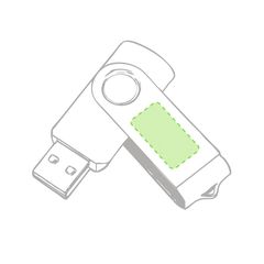 Memoria USB 32GB | En la parte metálica cara A | 24 x 13