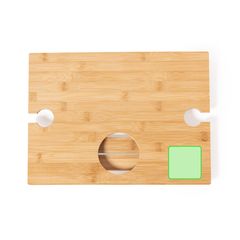 Mesa Plegable con Troquel para Vino y Copas | En la esquina | 80 x 80