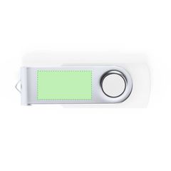 Memoria USB 8GB Giratoria | En la parte metálica cara B | 24 x 13