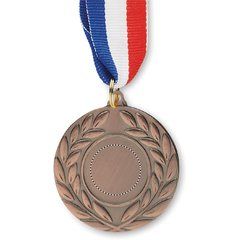 Medalla 5cm Cinta Tricolor | Frontal | 20 x 20