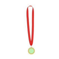 Medalla metálica dorada | Area 6 | 55 x 55