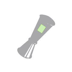 Medidor de Bebidas Acero Inox Cobre | Cara A | 15 x 20