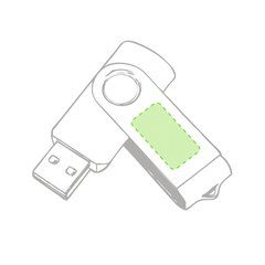 Memoria USB 32GB | En la parte metálica cara A | 24 x 13