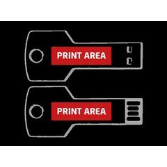 Memoria USB 8GB con Forma de Llave | DOS CARAS | 32 x 7