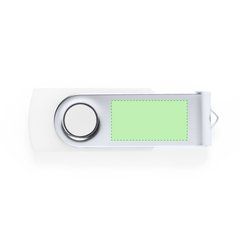 Memoria USB 8GB Giratoria | En la parte metálica cara A | 24 x 13
