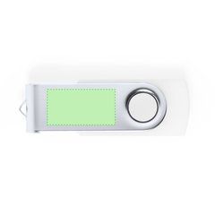 Memoria USB 8GB Giratoria | En la parte metálica cara B | 24 x 13