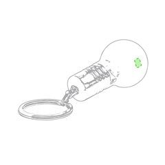 Memoria USB Bombilla 8GB | Cuerpo transparente | 8 x 5