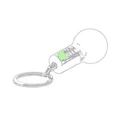 Memoria USB Bombilla 8GB | En la parte metálica | 12 x 10