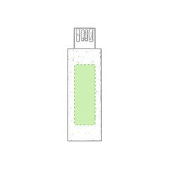 Memoria USB de Cartón 16GB | Centrado en el USB | 35 x 12