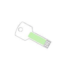 Memoria USB llave 16GB | A lo largo | 30 x 8