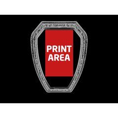 Metopa Cristal/Madera Torneada con Soportes | Centro | 90 x 150