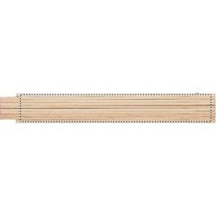 Metro Plegable de Madera 2m | Frontal | 210 x 30