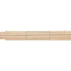Metro Plegable de Madera 2m | Frontal | 80 x 25