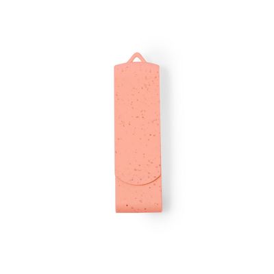 Memoria USB 16GB en caña de trigo con clip giratorio Roj