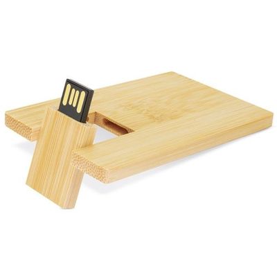 Memoria Plana USB Bambú 32GB