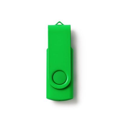 Memoria USB con clip giratorio 16GB Verde Helecho 16 Gb
