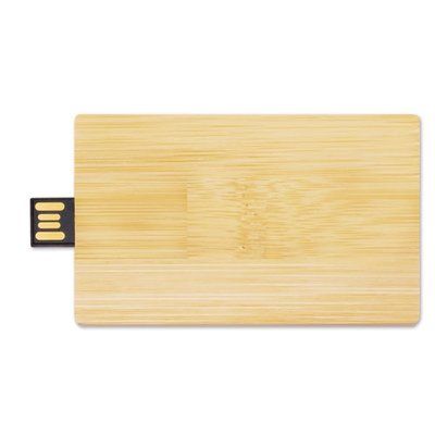 Memoria Plana USB Bambú 32GB