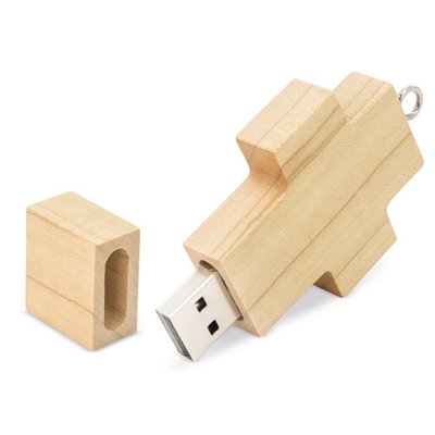 Memoria USB 32GB Cruz Bambú