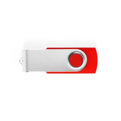 Memoria USB 8GB Giratoria Rojo