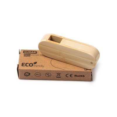 Memoria USB de bambú 16 GB portátil