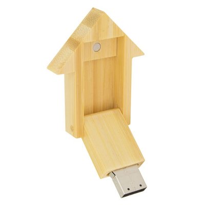 Memoria USB Casa Bambú 32GB