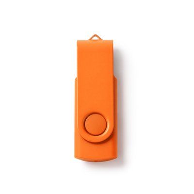 Memoria USB con clip giratorio 16GB Naranja 16 Gb