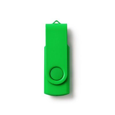 Memoria USB con clip giratorio 16GB Verde Helecho 16 Gb