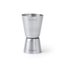 Medidor de bebidas de acero inox. Plata