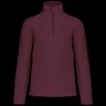 Micropolar 1/4 Cremallera con Bolsillos Wine Xs