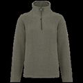 Micropolar 1/4 Cremallera con Bolsillos Green Marble Heather Xxl