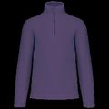 Micropolar 1/4 Cremallera con Bolsillos Purple 3Xl
