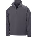 Micropolar con cremallera y antibolitas Charcoal Xxl
