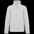 Micropolar 1/4 Cremallera con Bolsillos Ash Heather XXL