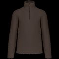Micropolar 1/4 Cremallera con Bolsillos Chocolate S