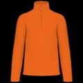 Micropolar 1/4 Cremallera con Bolsillos Orange 4Xl