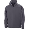 Micropolar con cremallera y antibolitas Charcoal 3XL