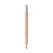 Mini Lápiz de Madera Afilado con Goma Natural Claro