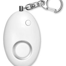 Mini alarma personal de llavero Blanco