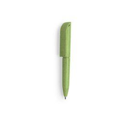 Minibolígrafo ecológico de caña de trigo Verde