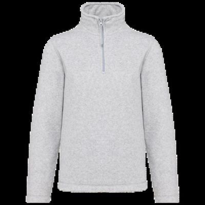 Micropolar 1/4 Cremallera con Bolsillos Ash Heather L