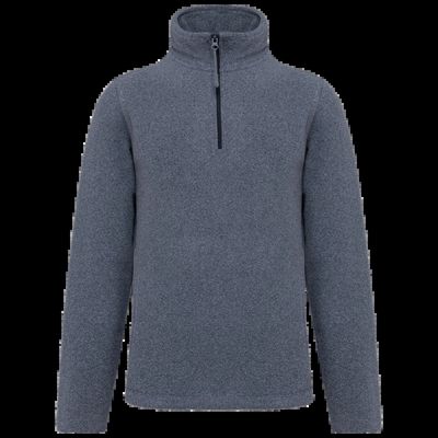 Micropolar 1/4 Cremallera con Bolsillos French Navy Heather L