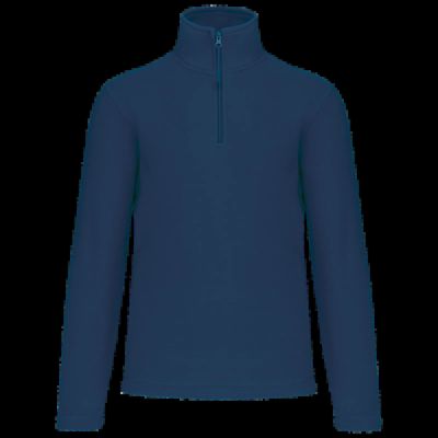 Micropolar 1/4 Cremallera con Bolsillos True Indigo 4Xl