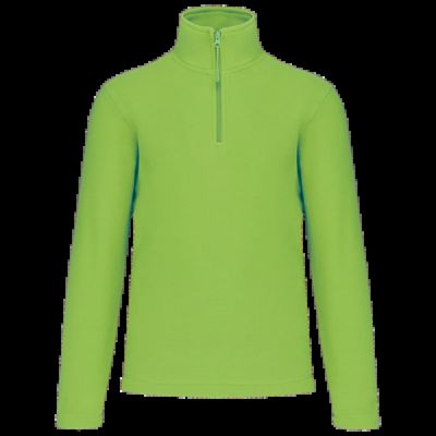 Micropolar 1/4 Cremallera con Bolsillos Lime Xl
